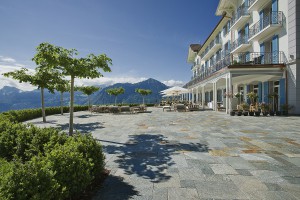 Gneis Terrassenplatten Luserna Gneis Römischer Verband